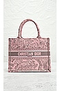 view 2 of 9 Dior Toile De Jouy Embroidery Book Tote Bag in Pink