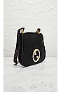 view 4 of 9 Gucci Leather Interlocking G Shoulder Bag in Black