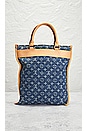 view 3 of 9 Louis Vuitton Monogram Denim Tote Bag in Blue