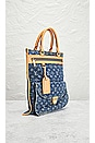 view 4 of 9 Louis Vuitton Monogram Denim Tote Bag in Blue