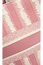 view 7 of 9 Dior Canvas Striped Book Tote Bag in Pink