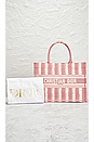 view 9 of 9 Dior Canvas Striped Book Tote Bag in Pink