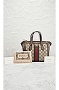 view 9 of 9 Gucci GG Supreme Ophidia 2 Way Handbag in Beige