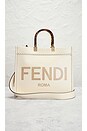 view 2 of 8 Fendi Sunshine 2 Way Tote Bag in Ivory