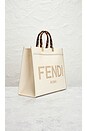 view 4 of 8 Fendi Sunshine 2 Way Tote Bag in Ivory