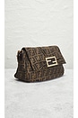 view 4 of 8 Fendi Mia Zucca Chain Shoulder Bag in Brown