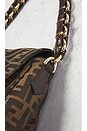 view 7 of 8 Fendi Mia Zucca Chain Shoulder Bag in Brown