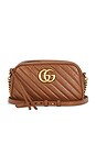 view 1 of 9 Gucci GG Marmont Quilted Shoulder Bag in Brown