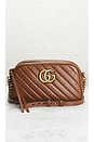view 2 of 9 Gucci GG Marmont Quilted Shoulder Bag in Brown