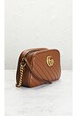 view 4 of 9 Gucci GG Marmont Quilted Shoulder Bag in Brown
