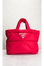 view 2 of 9 Prada Padded Nylon Tote Bag in Red