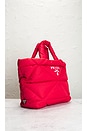 view 4 of 9 Prada Padded Nylon Tote Bag in Red