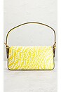 view 3 of 9 Fendi Vertigo Zucca Baguette Shoulder Bag in Yellow