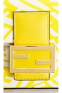view 6 of 9 Fendi Vertigo Zucca Baguette Shoulder Bag in Yellow