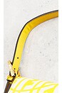 view 7 of 9 Fendi Vertigo Zucca Baguette Shoulder Bag in Yellow