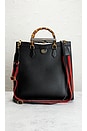 view 2 of 8 Gucci Bamboo Diana 2 Way Tote Bag in Black