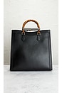 view 3 of 8 Gucci Bamboo Diana 2 Way Tote Bag in Black