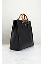 view 4 of 8 Gucci Bamboo Diana 2 Way Tote Bag in Black
