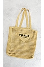 view 2 of 8 Prada Crochet Tote Bag in Beige