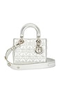 view 1 of 8 Dior Cannage Lady Handbag in Silver