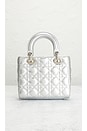 view 3 of 8 Dior Cannage Lady Handbag in Silver