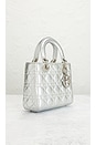 view 4 of 8 Dior Cannage Lady Handbag in Silver