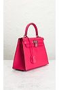 view 4 of 7 Hermes Epsom Kelly 25 Handbag in Pink