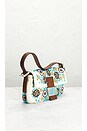 view 4 of 10 Fendi Mama Embroidered Baguette Shoulder Bag in White