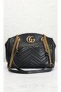 view 2 of 9 Gucci GG Marmont Chain Shoulder Bag in Black