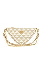 view 1 of 7 Prada Triangle Shoulder Bag in Tan