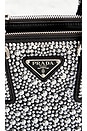 view 6 of 8 Prada Galleria Crystal Handbag in Black