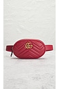 view 2 of 7 Gucci GG Marmont Quilted Leather Belt Bag in Red