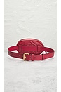 view 3 of 7 Gucci GG Marmont Quilted Leather Belt Bag in Red