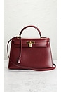 view 2 of 9 Hermes Kelly 32 Handbag in Burgundy