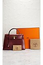 view 9 of 9 Hermes Kelly 32 Handbag in Burgundy