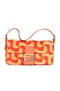 view 1 of 9 Fendi Mama Beaded Baguette Shoulder Bag in Orange