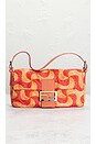 view 2 of 9 Fendi Mama Beaded Baguette Shoulder Bag in Orange