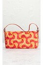 view 3 of 9 Fendi Mama Beaded Baguette Shoulder Bag in Orange