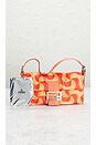 view 9 of 9 Fendi Mama Beaded Baguette Shoulder Bag in Orange