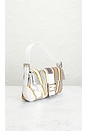 view 4 of 9 Fendi Sequin Baguette Shoulder Bag in White