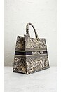 view 4 of 9 Dior Toile De Jouy Canvas Book Tote Bag in Beige