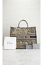 view 9 of 9 Dior Toile De Jouy Canvas Book Tote Bag in Beige