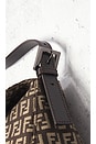 view 6 of 8 Fendi Zucchino Baguette Shoulder Bag in Brown