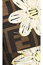 view 8 of 9 Fendi Mama Floral Embroidered Baguette Shoulder Bag in Brown