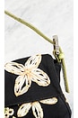 view 9 of 9 Fendi Floral Embroidered Mama Baguette Shoulder Bag in Black