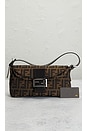 view 10 of 10 Fendi Zucca Shoulder Bag in Brown