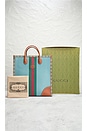 view 8 of 8 Gucci GG Supreme 2 Way Tote Bag in Turquoise