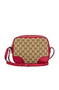 view 1 of 9 Gucci GG Canvas Leather Shoulder Bag in Beige