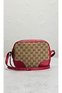 view 2 of 9 Gucci GG Canvas Leather Shoulder Bag in Beige