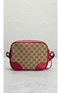 view 3 of 9 Gucci GG Canvas Leather Shoulder Bag in Beige